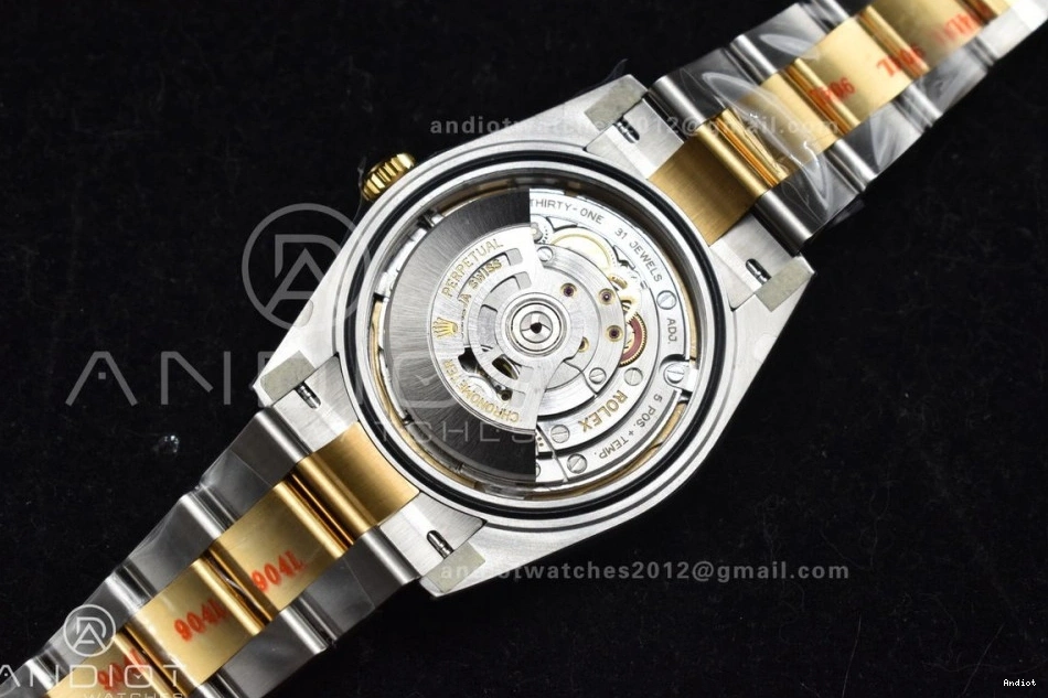 Dial Best 1:1 904L YG YG DateJust on Edition Steel Oyster 41 SS 126333 Clean Stick Bracelet VR3235 0411